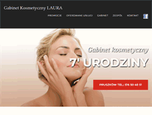 Tablet Screenshot of gabinetlaura.pl